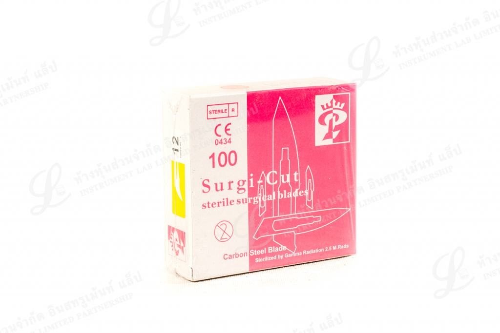 ใบมีดผ่าตัดคาร์บอน Surgical Blade Carbon Steel Paramount